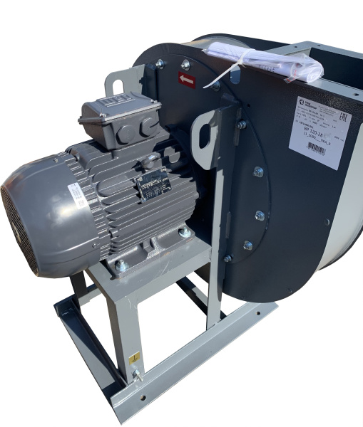 Вентилятор ВР 120-28 №4 с двигателем 0,75/1500 Завод Вентилятор