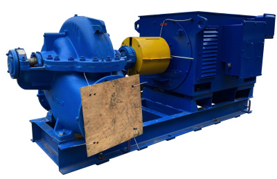 Насос 1Д1250-63а агрегат на раме, с двигателем 250 кВт/1500об