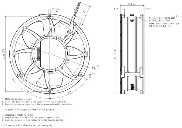 Вентилятор компактный ebmpapst 6318 N/2 H3P