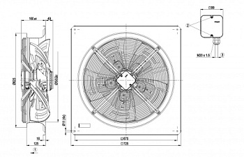 Осевой вентилятор ebmpapst W4D560GM0301