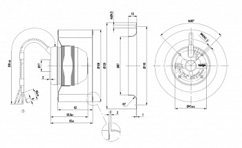 Центробежный вентилятор ebmpapst R2E108AA0105