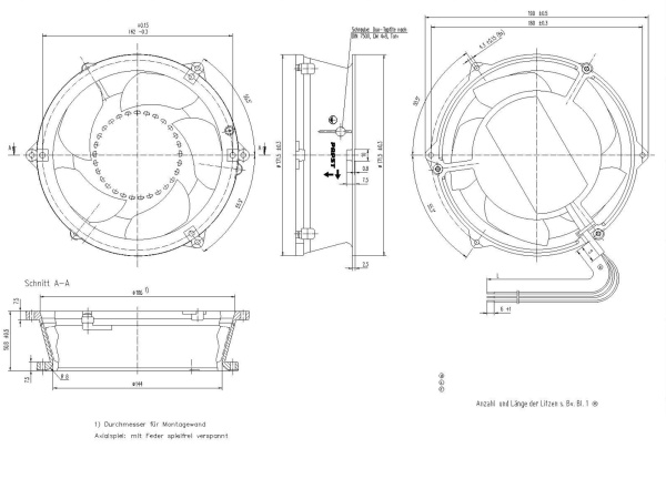 Вентилятор компактный ebmpapst DV 6224