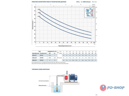 Насос из нержавеющей стали Pedrollo JCR 2 B