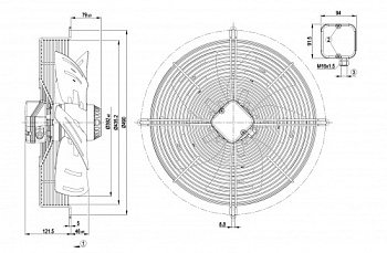 Осевой вентилятор ebmpapst S4D400AS0465