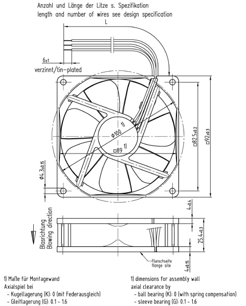 Вентилятор компактный ebmpapst 3412 NGMV (incl. NTC and single packaging)