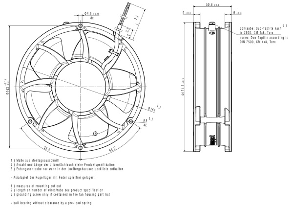 Вентилятор компактный ebmpapst 6318/2 TDH3PU