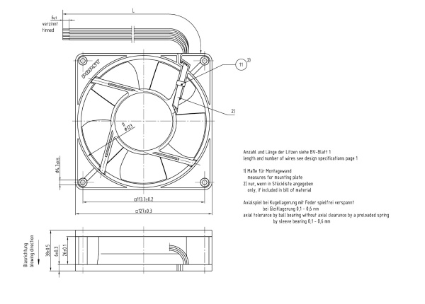 Вентилятор компактный ebmpapst 5214 N/2 HH