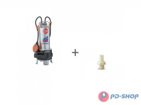 Насос фекальный Pedrollo VXm 10/50 + штуцер прямой RP 2 в подарок!