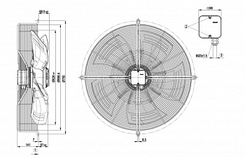 Осевой вентилятор ebmpapst S6D630AN0102
