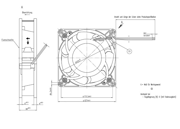 Вентилятор компактный ebmpapst DV 5212 N