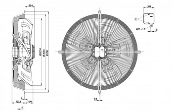 Осевой вентилятор ebmpapst S8D630AM0101