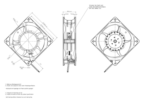 Вентилятор компактный ebmpapst 5318/2 TDH4P