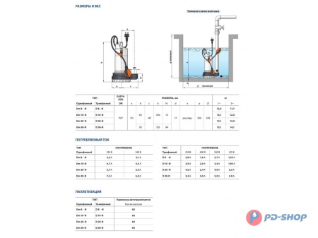 Насос дренажный Pedrollo Dm 10