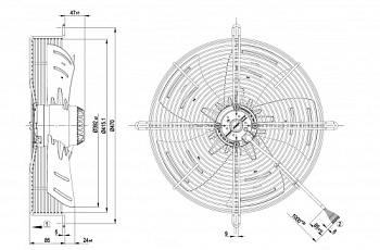 Осевой вентилятор ebmpapst S4D400AP1279