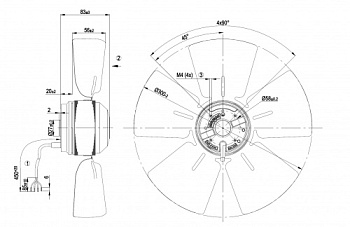 Осевой вентилятор ebmpapst A4E300AA0101