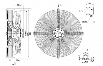 Осевой вентилятор ebmpapst S6D800CD0101
